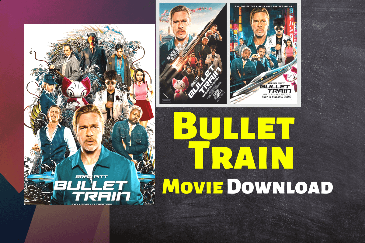 Bullet Train movie download Filmyzila 720p HD easily online free